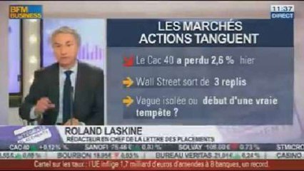 Download Video: La Volatilité sur les marchés va encore remonter naturellement, Roland Laskine, dans Intégrale Placements – 04/12