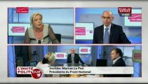 «Cahuzac peut rester ministre, mais pas ministre du Budget», selon Marine Le Pen