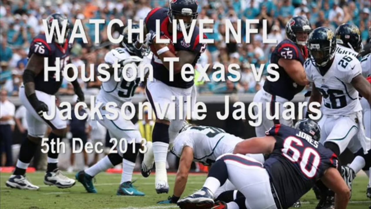 Live NFL Texans vs Jaguars Match