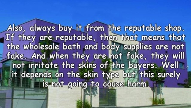 Tips On Buying Wholesale Bath And Body Supplies