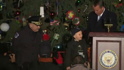 Encienden árbol de Navidad de Washington