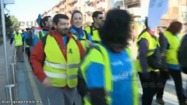 Marcha trabajadores Edesa para exigir recolocación