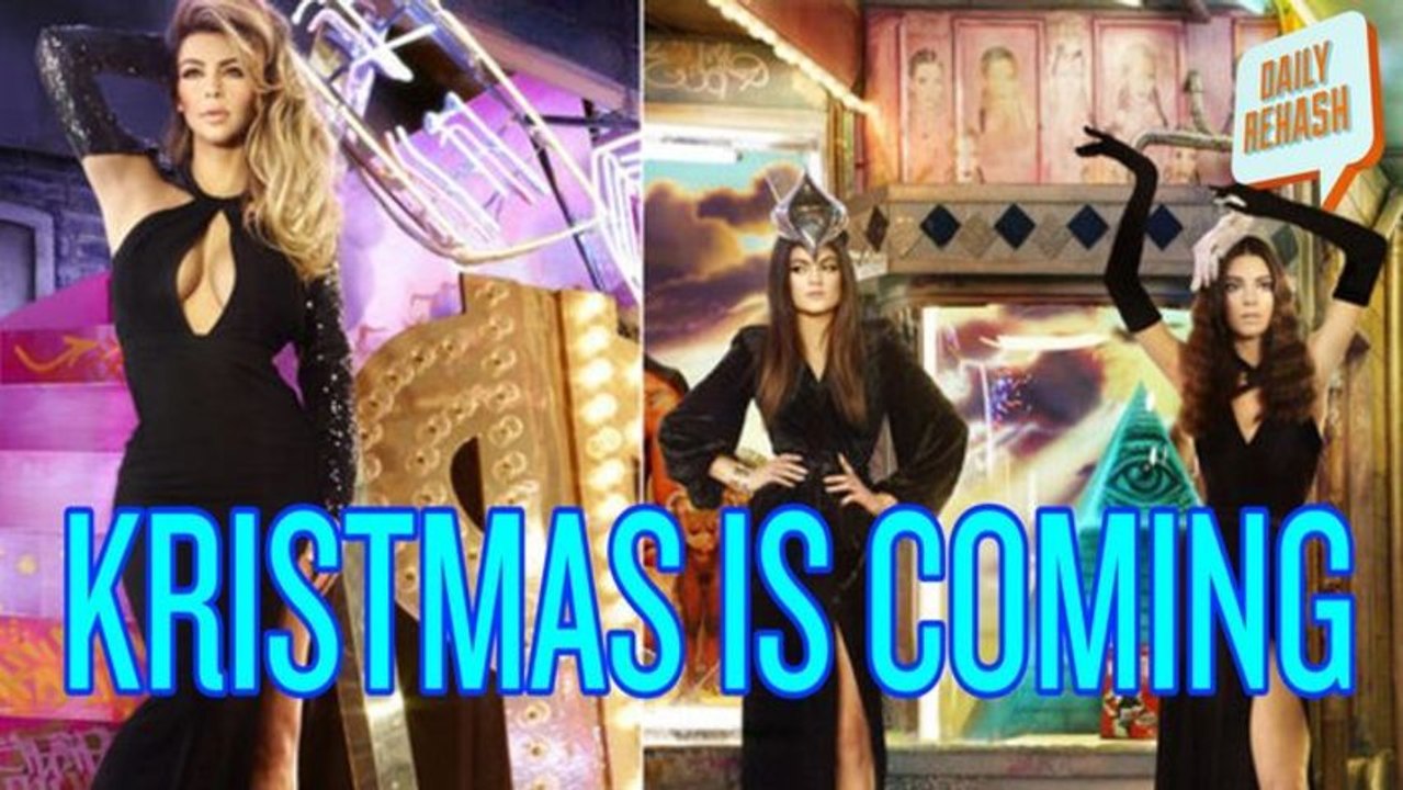 Kardashian Family Christmas Card (w/ Christen Gerhart) | DAILY REHASH | Ora TV