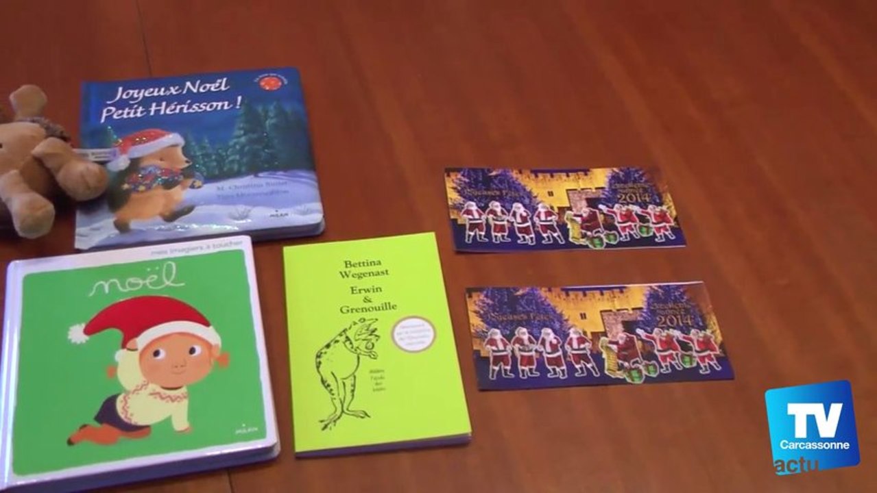 La Municipalité de Carcassonne offre des cadeaux pour Nöel aux écoliers de la ville :