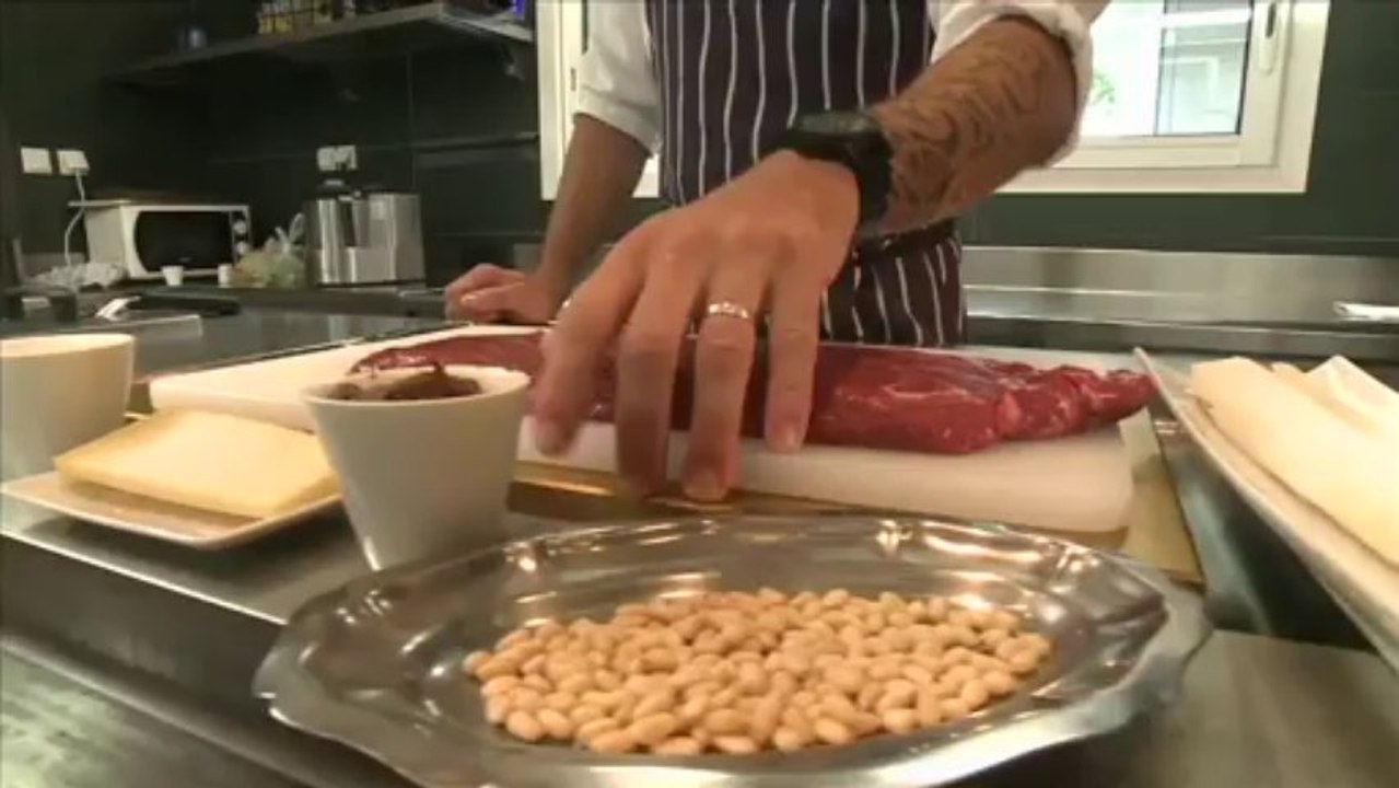 Recette de réveillon : Croustillant de Boeuf de Chalosse en tapenade de truffe