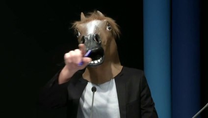 Mauvaise vanne = Masque de cheval