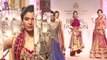 Sophie Choudry Walks Ramp For Designer Mandira Wirk At Aamby Valley India Bridal Fashion Week 2013