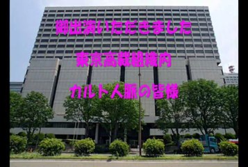 【不正選挙裁判！東京高裁】　渡る通路はカルトばかり　【物凄い警備員の数！数！】