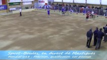 Tir de précision, premier tour qualification, Sport Boules, Mondial U18 Martigues 2013