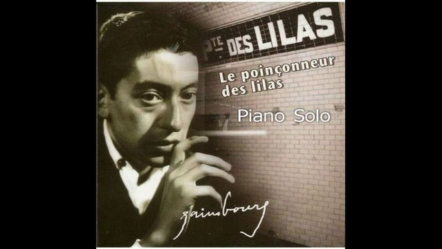 Serge Gainsbourg - Le Poinçonneur des Lilas - Piano Solo