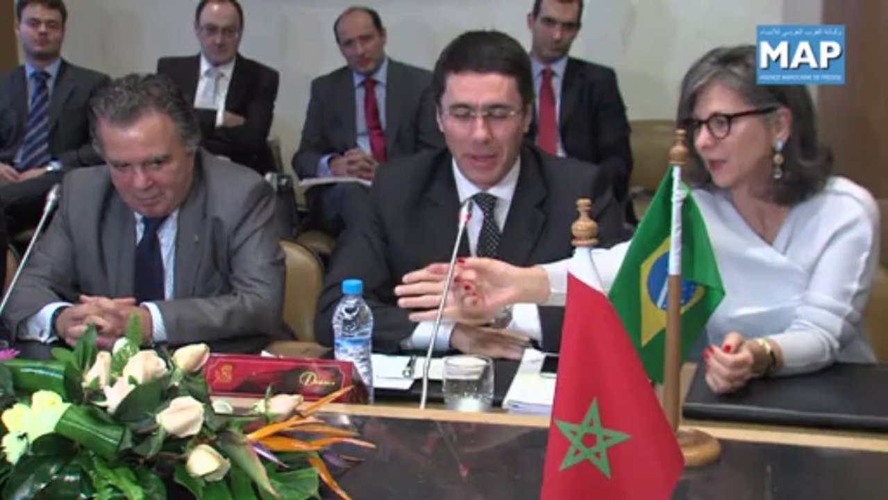 عزيز رباح يتباحث مع نائب الوزير البرازيلي للتنمية والاستثمار والتجارة