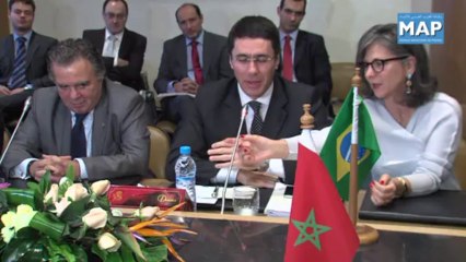 عزيز رباح يتباحث مع نائب الوزير البرازيلي للتنمية والاستثمار والتجارة