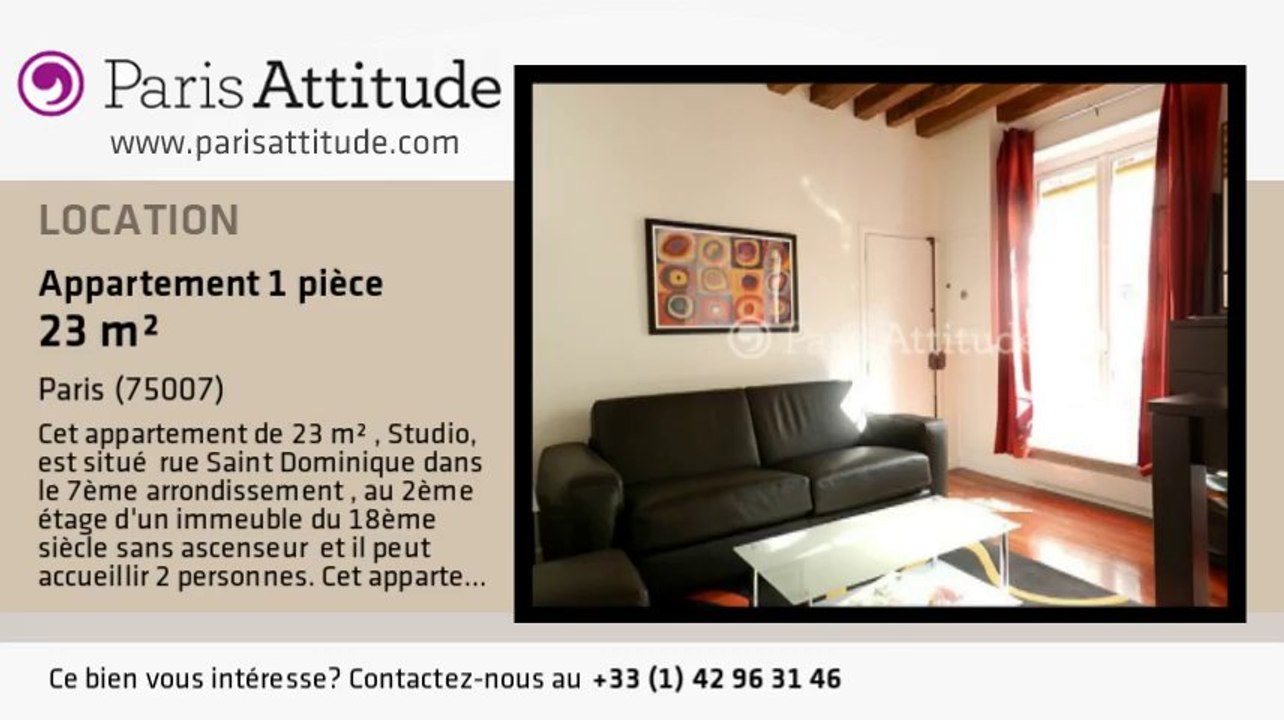 Appartement Studio à louer - Invalides, Paris - Ref. 8268