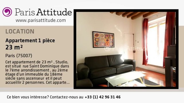 Appartement Studio à louer - Invalides, Paris - Ref. 8268