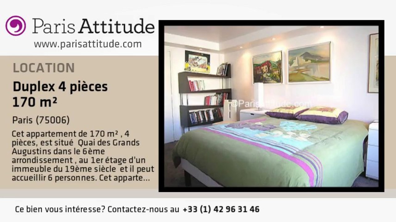 Duplex 3 Chambres à louer - St Germain, Paris - Ref. 6274