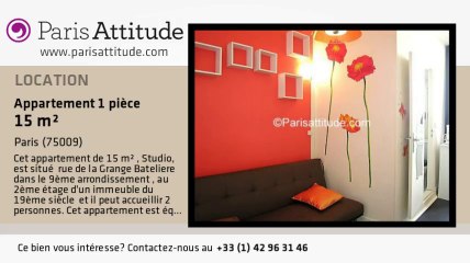 Appartement Studio à louer - Notre Dame de Lorette, Paris - Ref. 5933