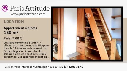 Appartement 3 Chambres à louer - Wagram, Paris - Ref. 8325