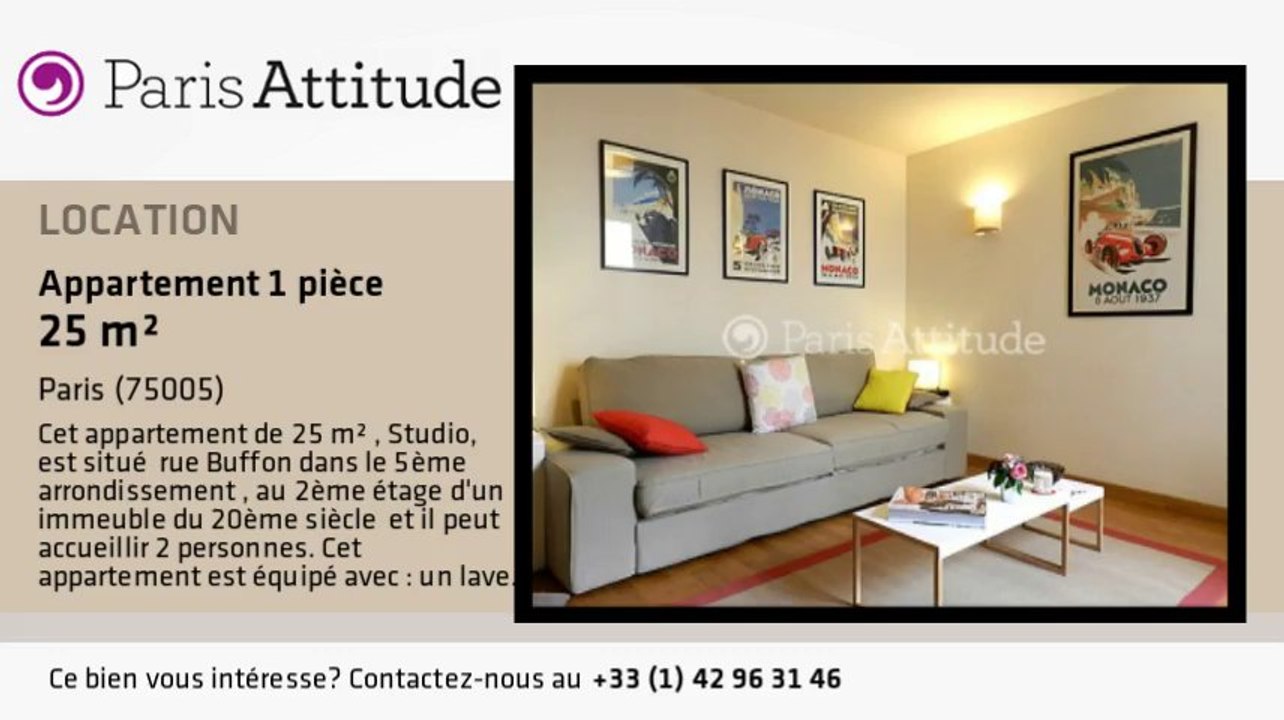 Appartement Studio à louer - Jardin des Plantes, Paris - Ref. 8757