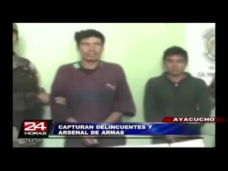 Ayacucho: capturan a clan familiar que asaltaba a narcotraficantes 'mochileros'
