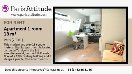 Studio Apartment for rent - Strasbourg St Denis, Paris - Ref. 5915