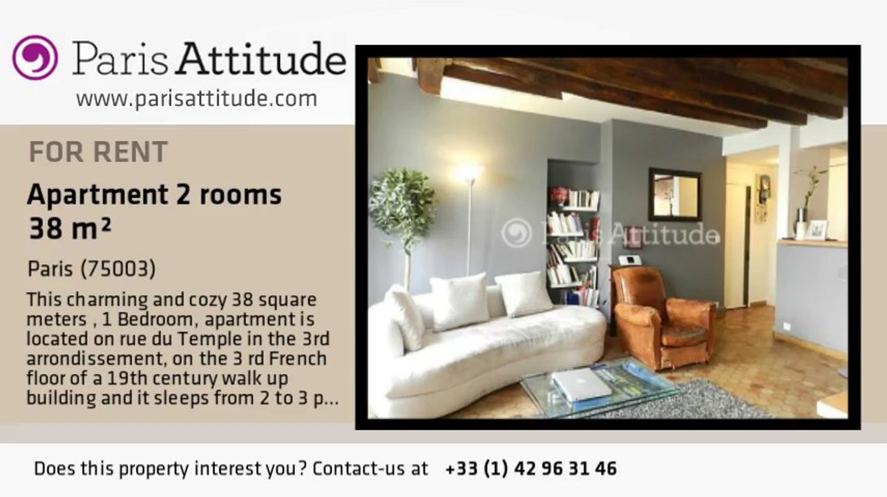 1 Bedroom Apartment for rent - Centre George Pompidou, Paris - Ref. 6682