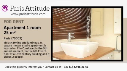 Studio Apartment for rent - Poissonnière, Paris - Ref. 1506