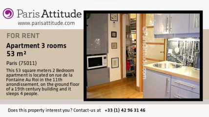 2 Bedroom Apartment for rent - Parmentier, Paris - Ref. 2099