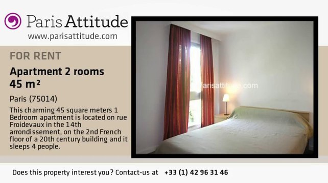 1 Bedroom Apartment for rent - Montparnasse, Paris - Ref. 2174