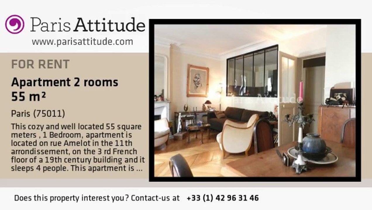 1 Bedroom Apartment for rent - Bastille, Paris - Ref. 3323