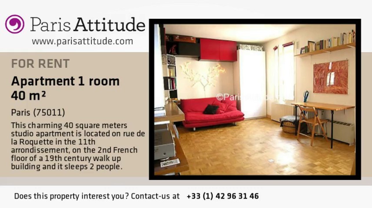 Studio Apartment for rent - Bastille, Paris - Ref. 3322
