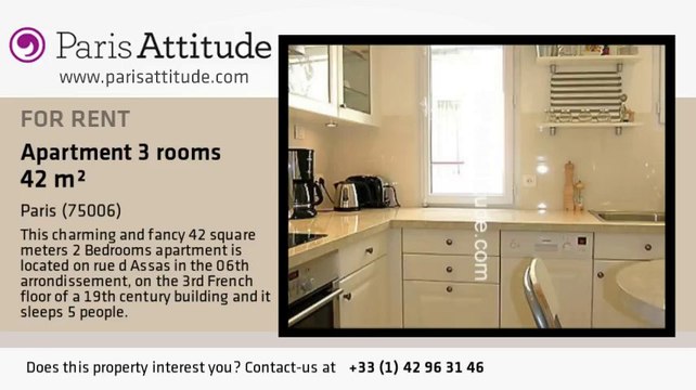 2 Bedroom Apartment for rent - Jardin du Luxembourg, Paris - Ref. 4691