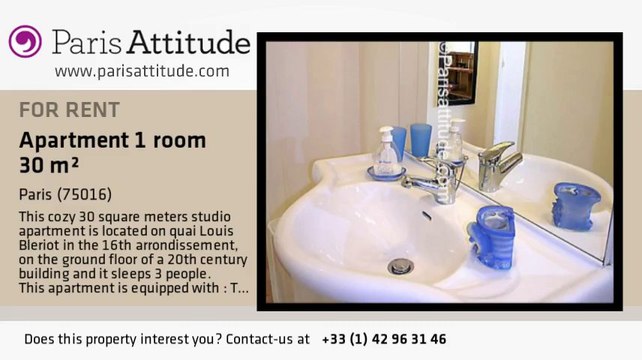 Studio Apartment for rent - Mirabeau, Paris - Ref. 1535