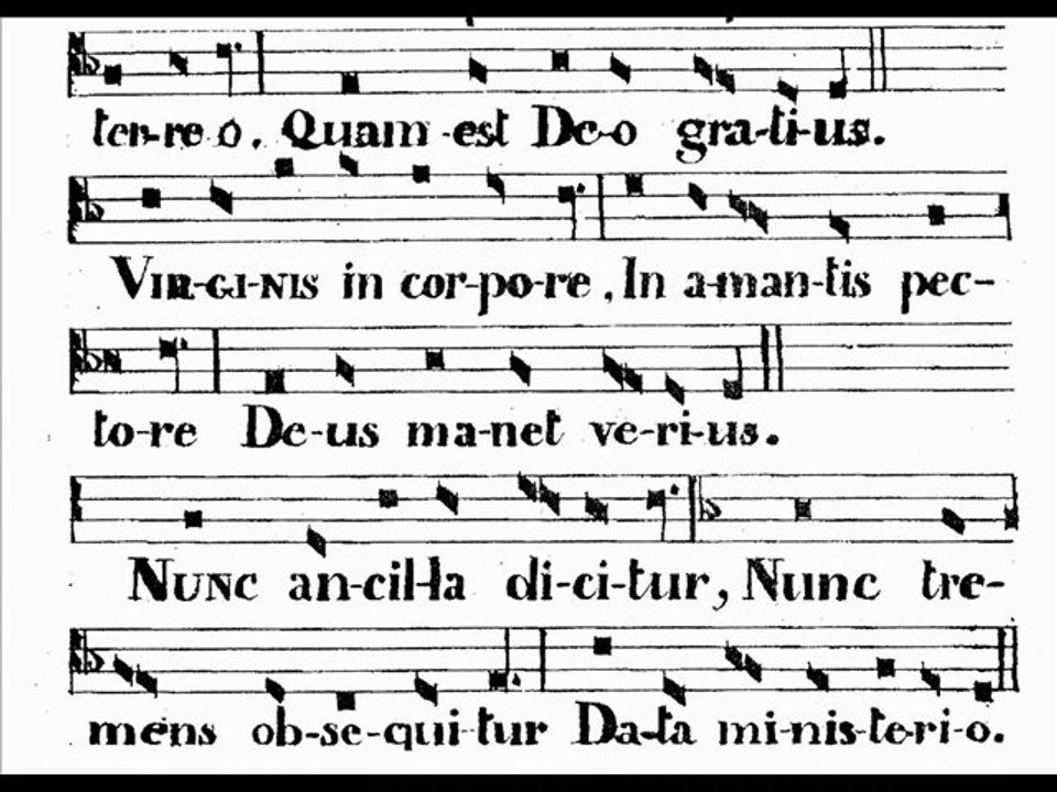 Prose de la Présentation de la Trés Saint Vierge Marie