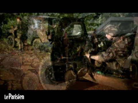 Les soldats Français en route vers la RCA