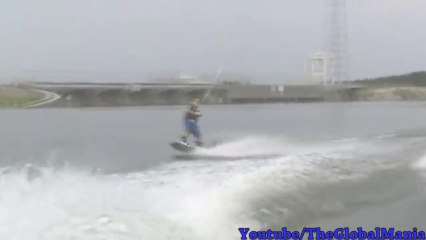Water Sports Accident; Little Kid Faceplants