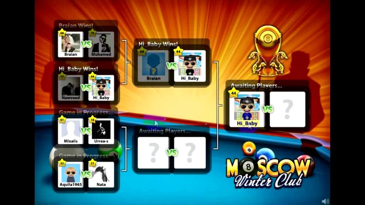 8 Ball Pool Miniclip Tournament DC Hack 11/17/2013