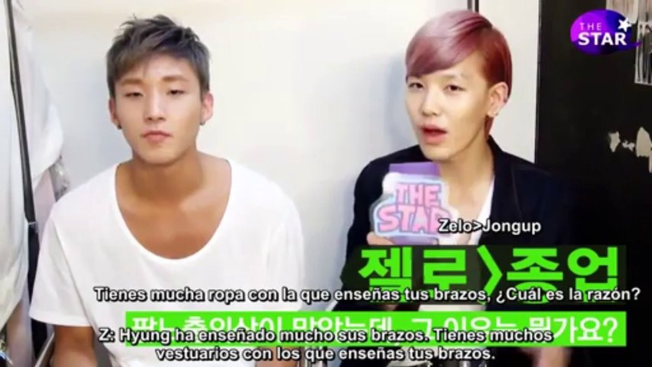 [ESP] [130816] THE STAR B.A.P, Entrevista en pareja ~ Jongup y Zelo