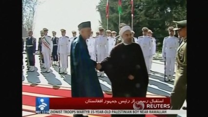 Karzai, Rouhani meet in Tehran