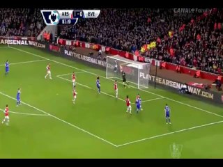 Arsenal Londyn - Everton 1:1 All Goals (08.12.2013)