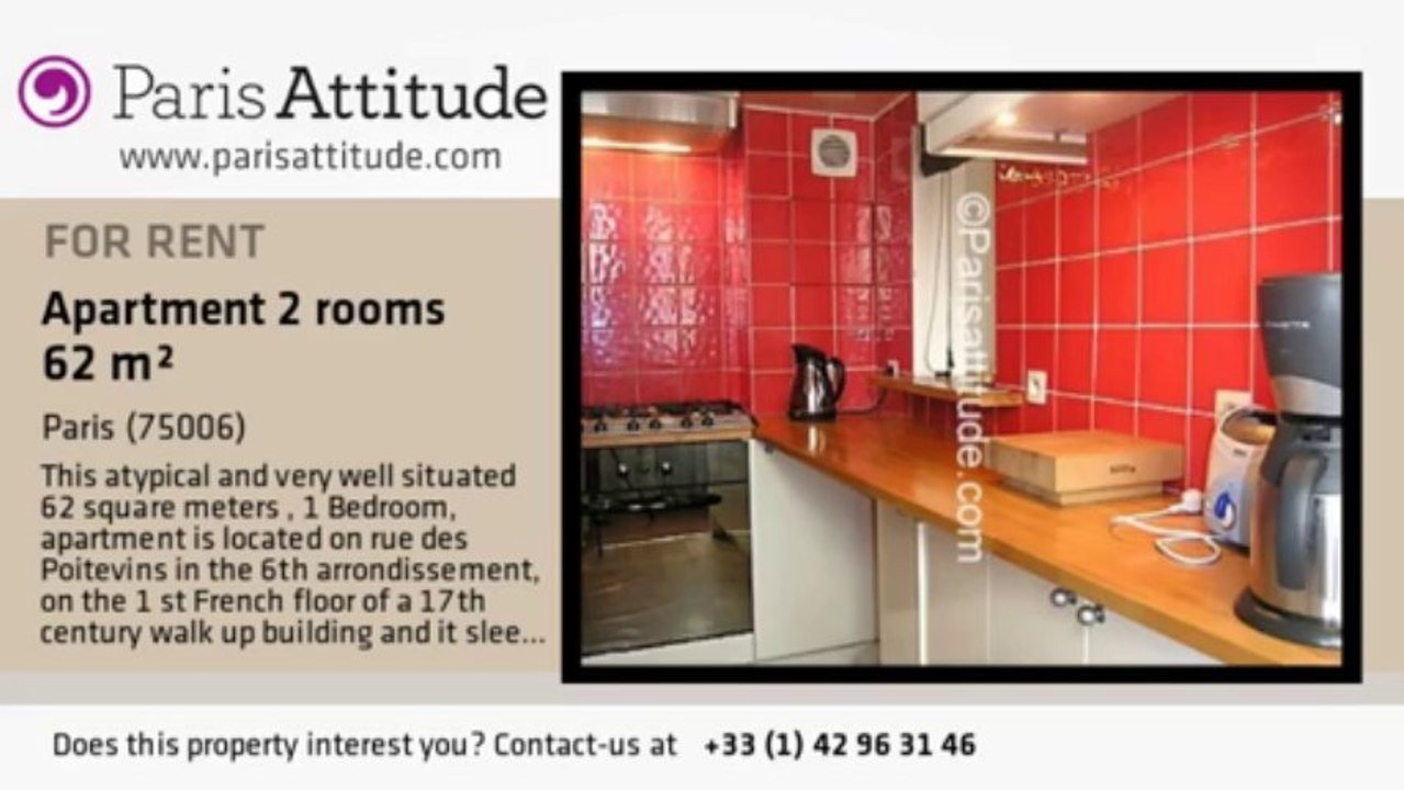 1 Bedroom Duplex for rent - Quartier Latin/St Michel, Paris - Ref. 461