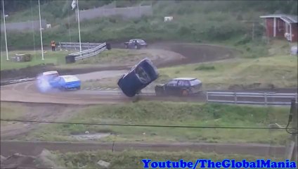 Epic Car Racing Crash! (Car Rolls And Flips Upside Down!)