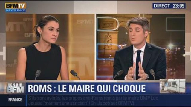 Le Soir BFM: un maire UMP dérape sur les Roms: SOS Racisme porte plainte - 04/12 4/5