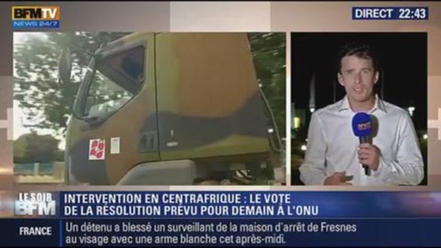 Le Soir BFM: l'intervention de la France en Centrafrique: l’opération Sangaris se prépare - 04/12 3/5