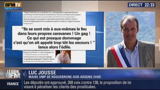 Le Soir BFM: le maire UMP a-t-il dérapé sur les Roms ? - 04/12 1/5