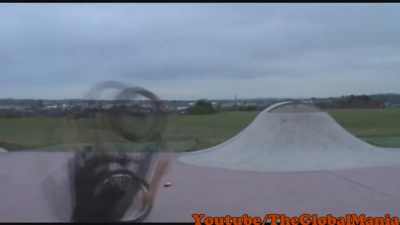 Bmx Trick; 360 Truck Driver Flat