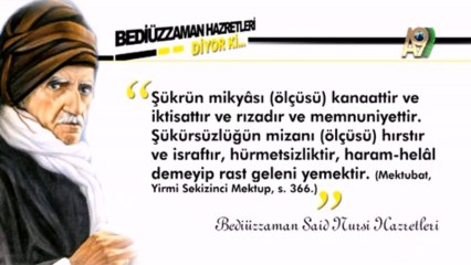 Sözler - Bediüzzaman Hazretleri diyor ki... 2