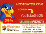 Hostgator Coupon Codes - 1 Cent Hosting (YTSecretDeal) OR 25% OFF! (YouTubeGet25)