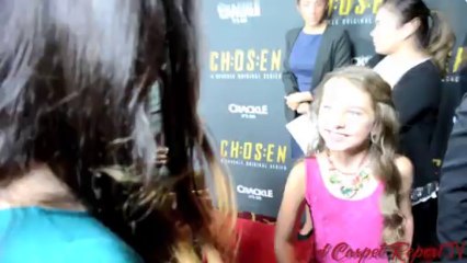 Caitlin Carmichael "Ellie Mitchell" at Crackle's #Chosen S2 Premiere #RedCarpet @reallycaitlin