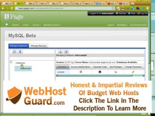 iPage vDeck: Changing a database password