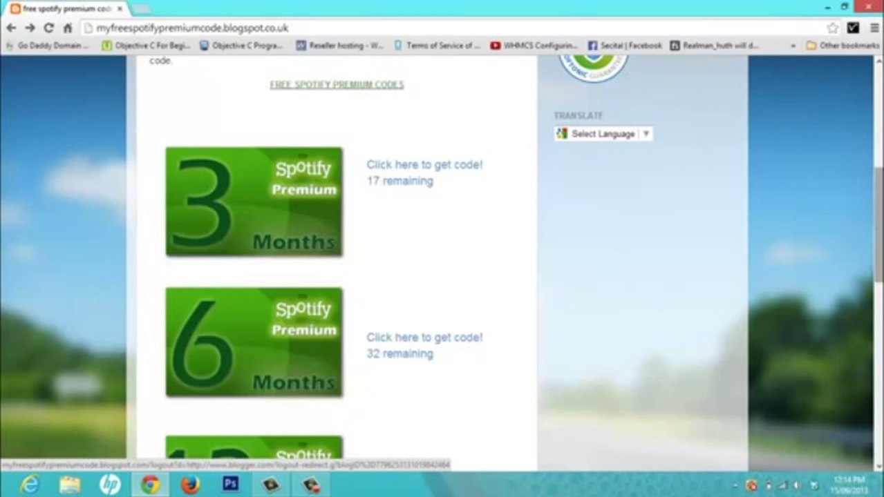 Free premium spotify code [UPDATED] December 2013